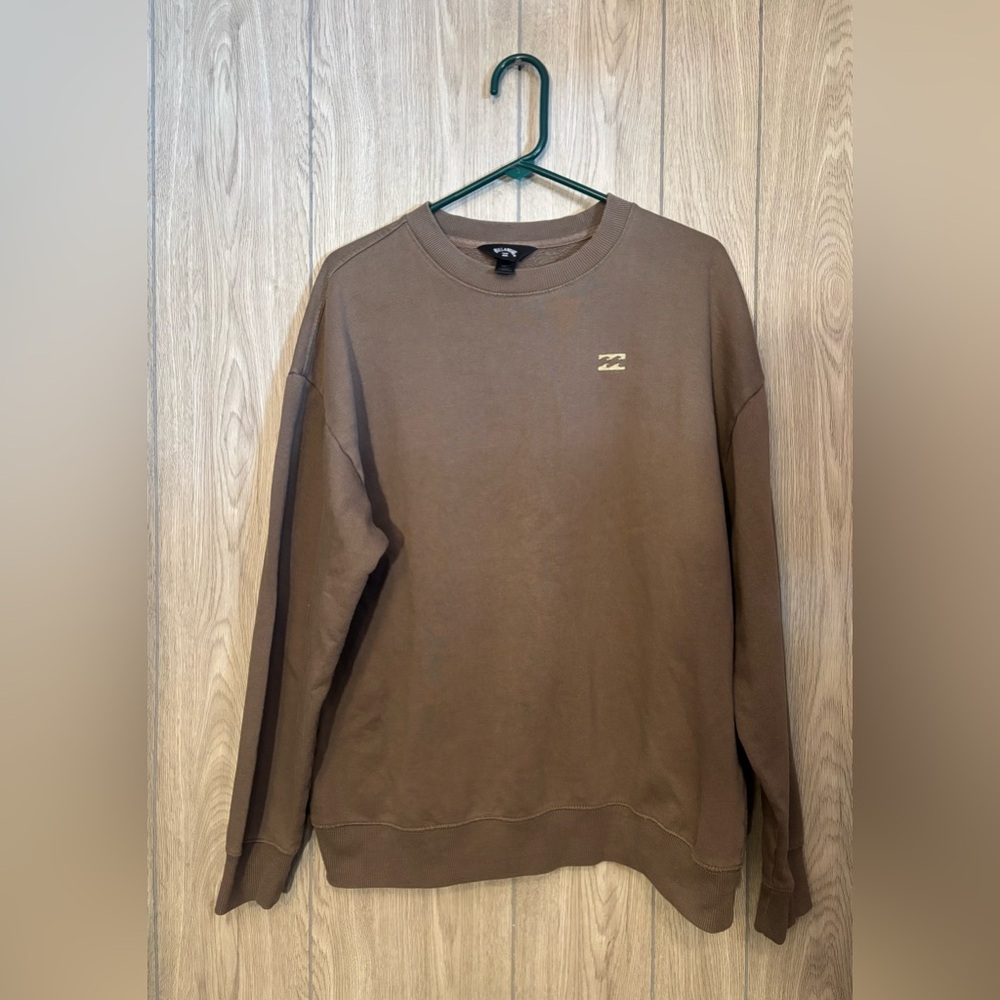 Billabong Brown Crewneck Sweater
